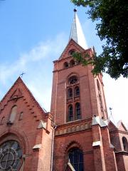 M. Lutera luterāņu baznīcas tornis