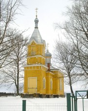 Riebiņu pareizticīgo baznīca ziemā