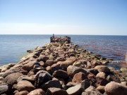 Mols Vidzemes akmeiņajnajā jūrmalā