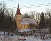 Āraišu baznīca ziemā