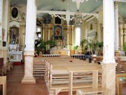 Vecās koka baznīcas interjers