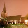 Dobeles luterāņu baznīca naktī